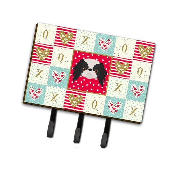 Carolines Treasures 6 x 2 x 9 in. Japanese Chin Love Leash or Key Holder CK5209TH68 - main
